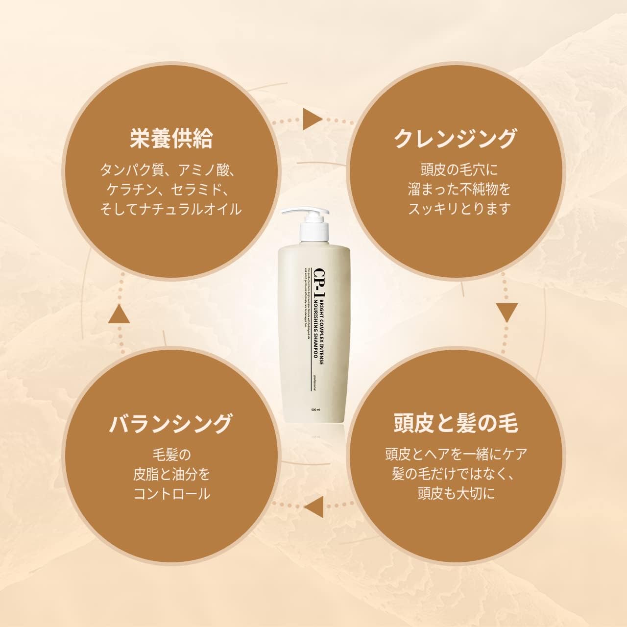 CP-1 에스테틱하우스 너리싱 샴푸 500ml