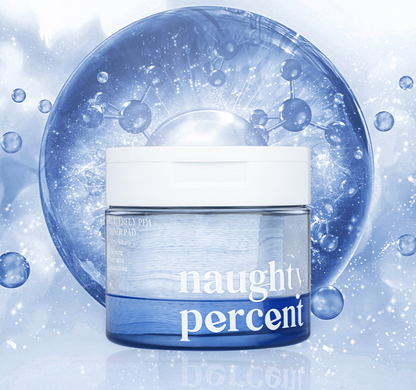 NAUGHTY PERCENT Butterfly Pea Toner Pad - 60 Pads