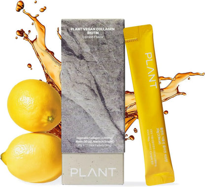 PLANT Vegan Liquid Collagen: Antioxidants & Biotin - Pack of 15
