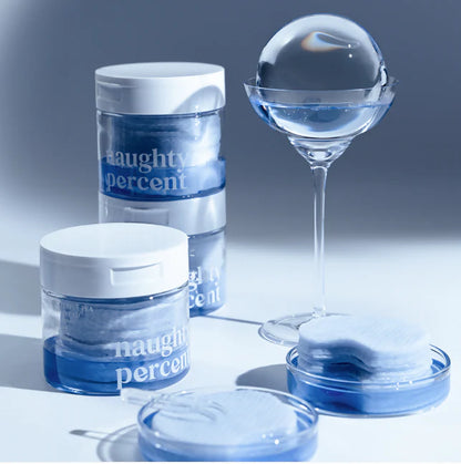 NAUGHTY PERCENT Butterfly Pea Toner Pad - 60 Pads